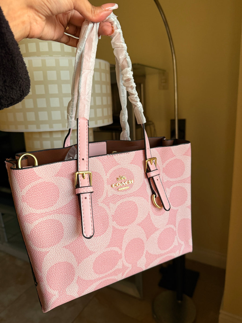 Pink tote