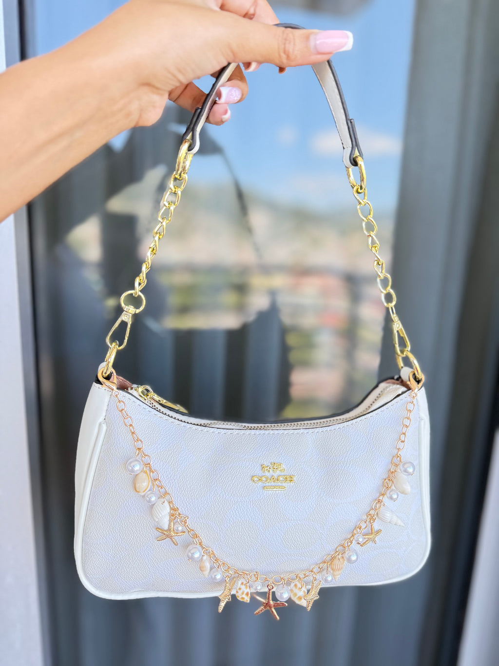 White purse