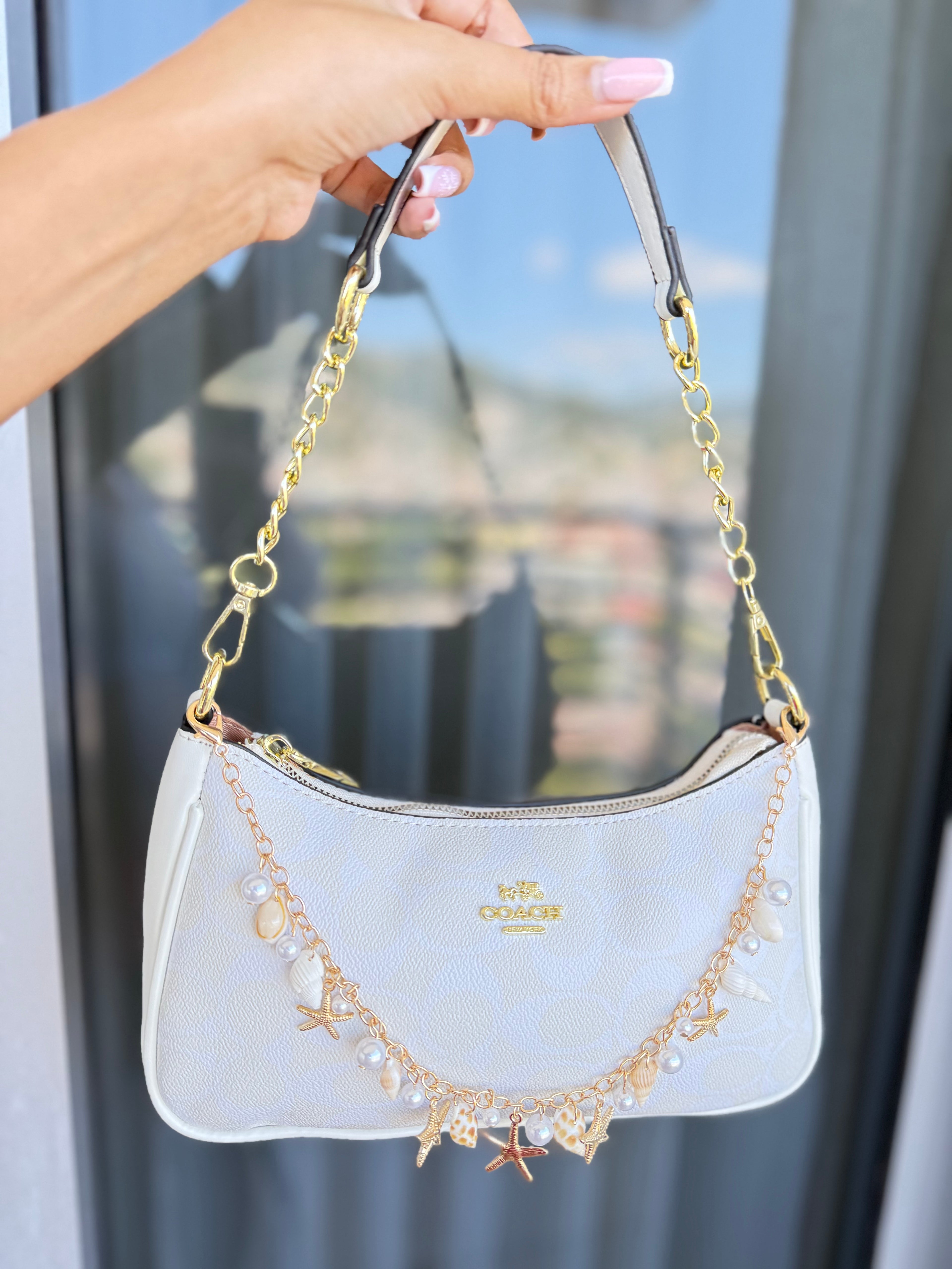 White purse