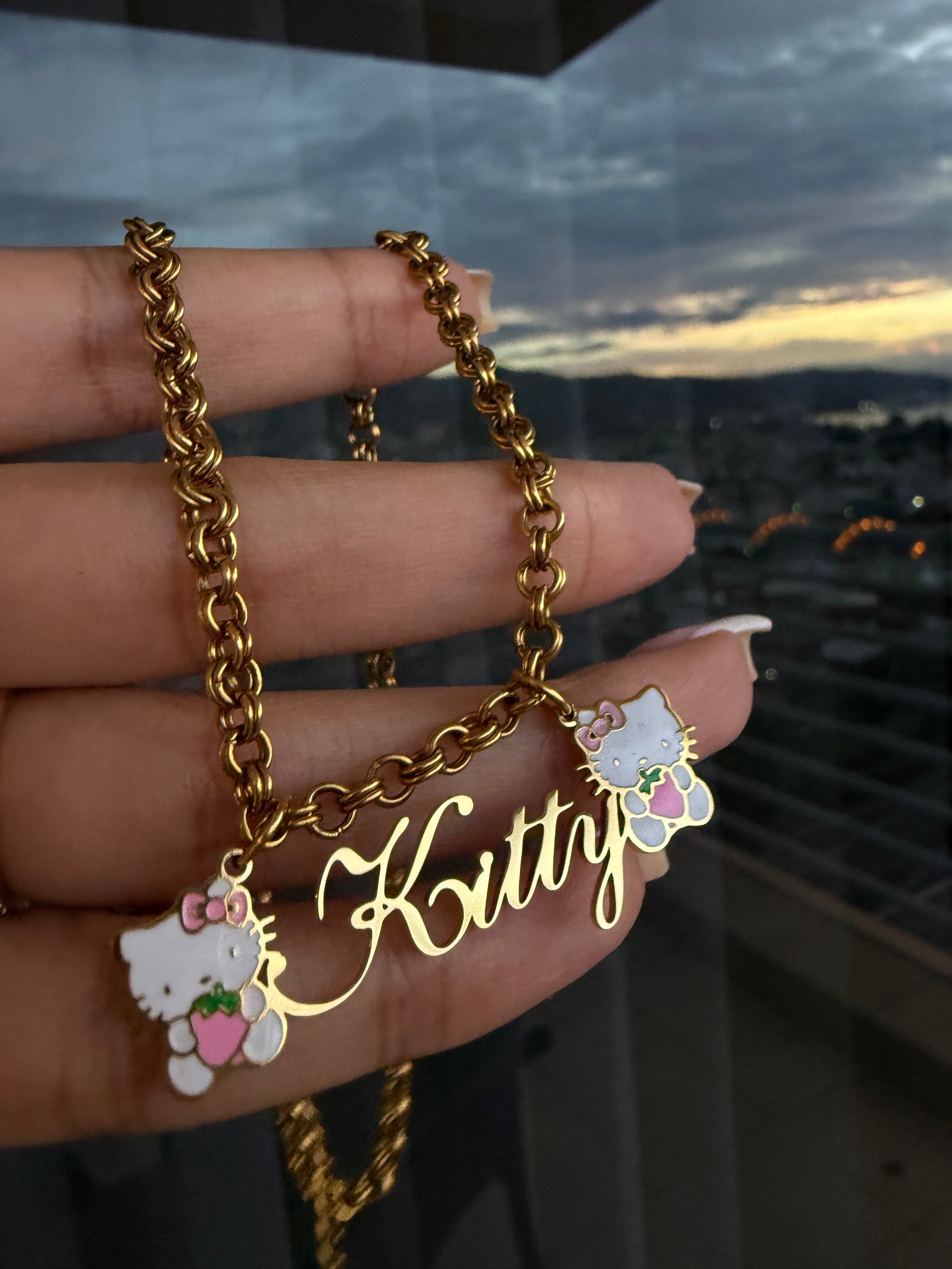 HK custom name necklace