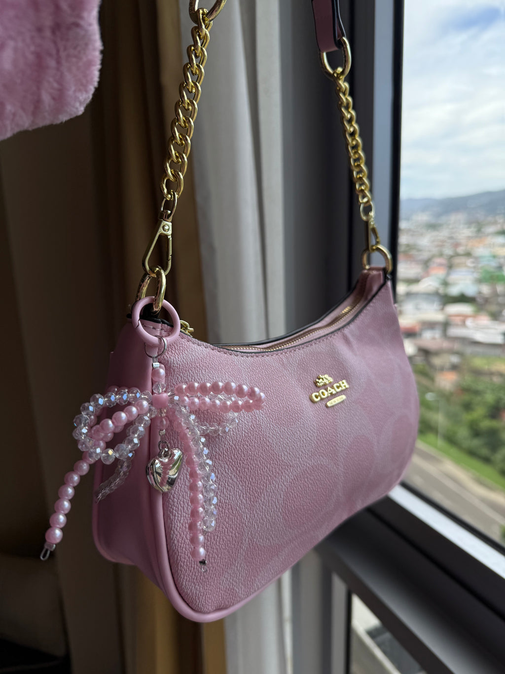 Pink purse