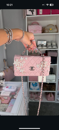 Flower cc purse