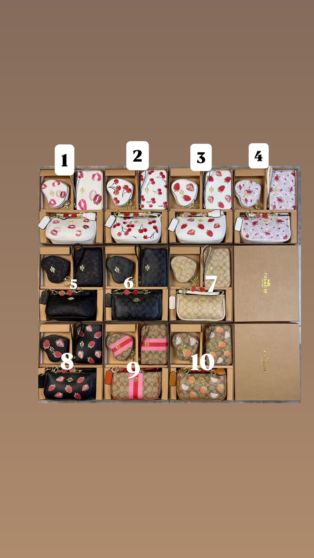 Purse set with heart ❤️